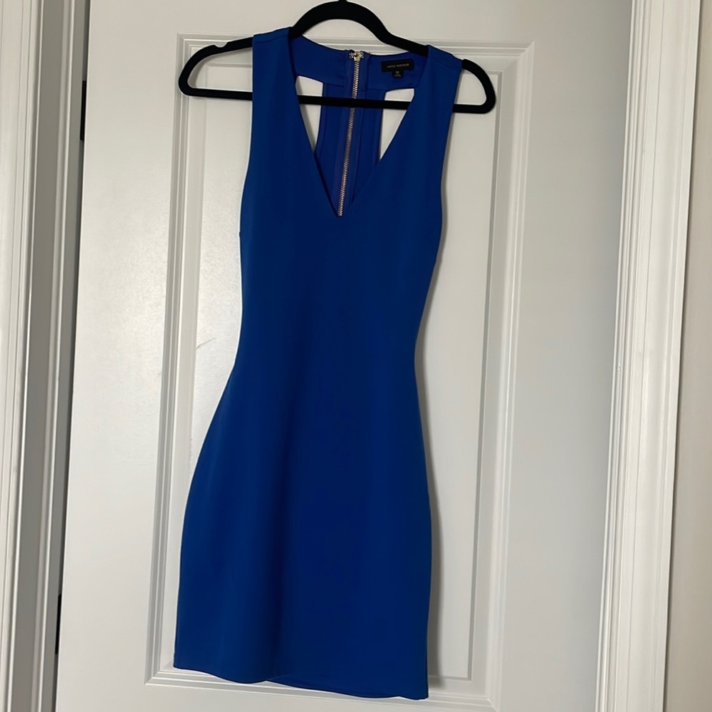 Blue dress, size medium, worn once and perfect condition